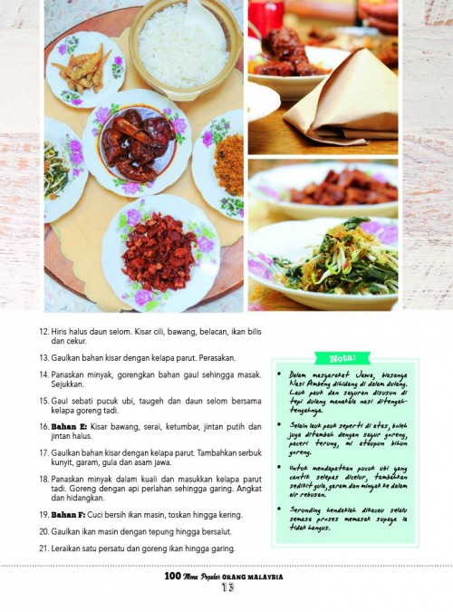 100++ Menu Popular Orang Malaysia