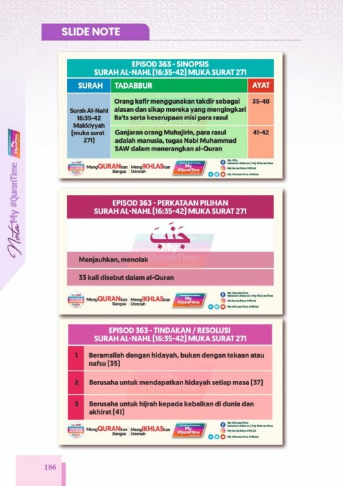 MQT14 Nota My #Qurantime Juzuk 14