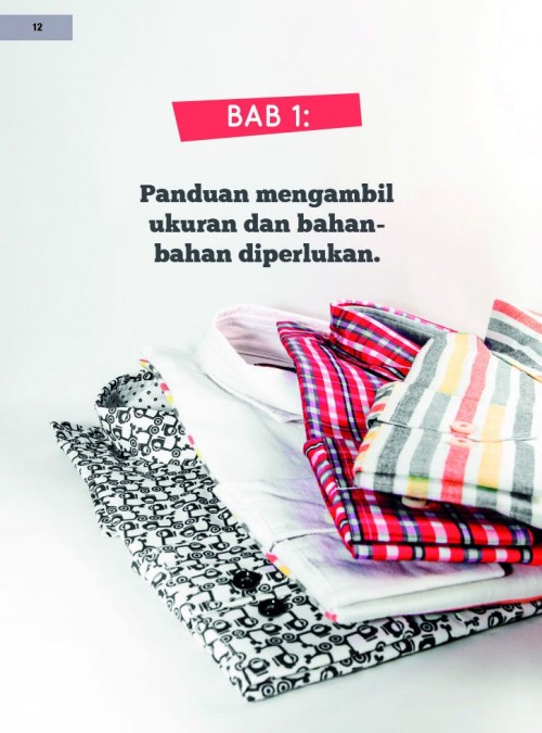 VARIASI Oh! Mudahnya Jahit Baju Kemeja Lelaki