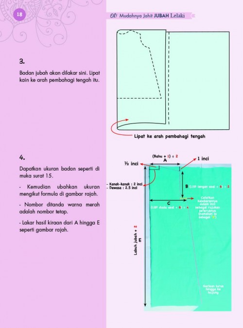 VARIASI Oh! Mudahnya Jahit Jubah Lelaki