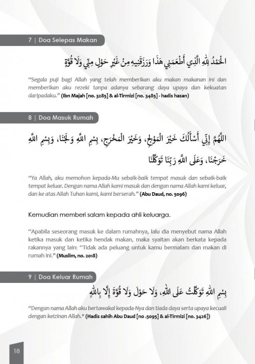 AGAMA 111 Doa & Zikir Amalan Rasulullah